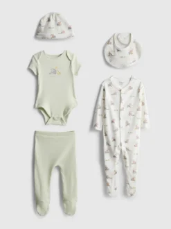 0-9 meses | Set de 5 piezas para recién nacido