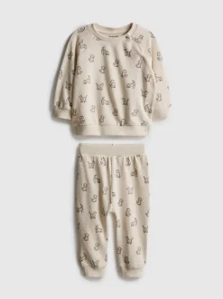 0-18 meses | Set de sudadera y joggers con perritos