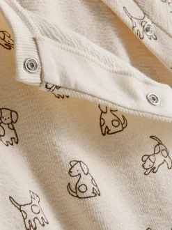 0-18 meses | Set de sudadera y joggers con perritos