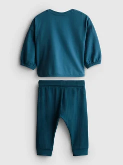 0-18 meses | Sudadera y leggings con mucho algodón