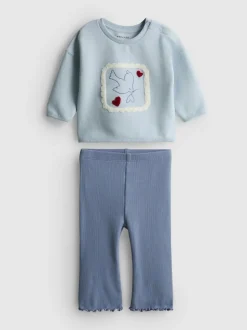 0-18 meses | Sudadera y leggings con mucho algodón