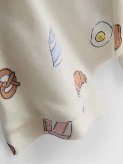 0-18 meses | Sudadera y pantalones cortos gráficos