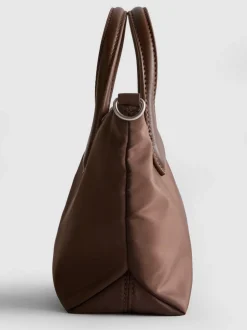 Minibolso tote con cremallera