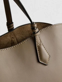 Minibolso tote estructurado
