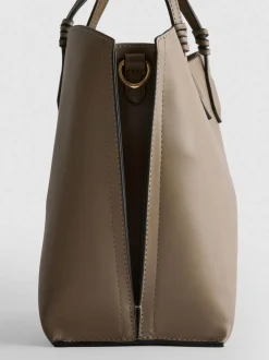Minibolso tote estructurado