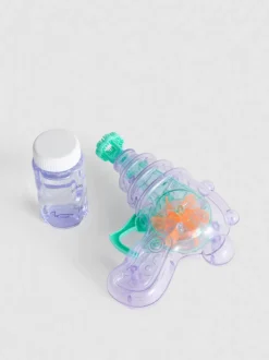 Minipistola de pompas de jabón