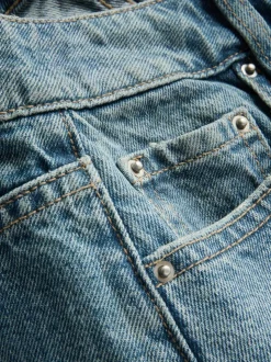 Minishorts vaqueros de algodón