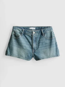 Minishorts vaqueros de algodón