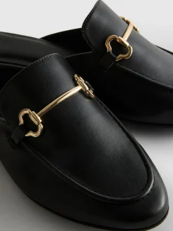 Mocasines de piel sintética con bocado de caballo