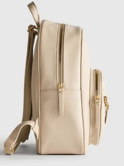 Mochila con acolchado de rombos