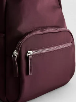 Mochila con bolsillo con cremallera