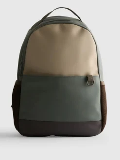 Mochila con paneles y cremallera