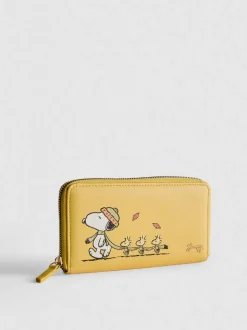 Monedero con cremallera de Snoopy