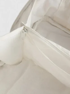 Neceser de lona plegable a cuadros vichy