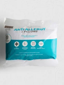 Pack de 2 almohadas hipoalergénicas