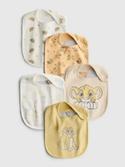 Pack de 5 baberos de El Rey León de Disney