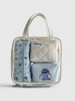 Pack de 4 bolsas de maquillaje de Stitch de Disney