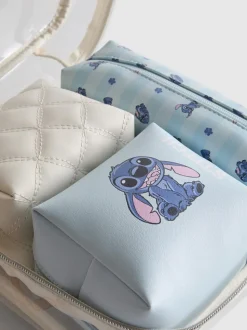 Pack de 4 bolsas de maquillaje de Stitch de Disney