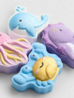 Pack de 4 bombas de baño de criaturas marinas