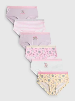 Pack de 6 braguitas con unicornios