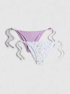 Pack de 2 braguitas de bikini con lazadas laterales