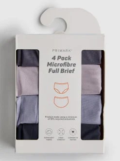 Pack de 4 braguitas de microfibra