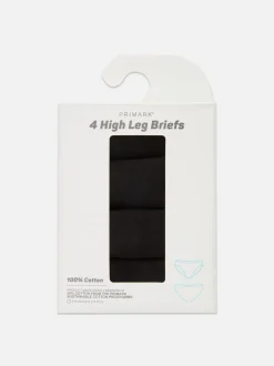 Pack de 4 braguitas de pernera alta