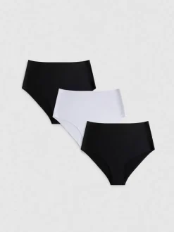 Pack de 3 braguitas invisibles de talle alto