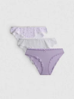 Pack de 3 braguitas mini con mucho algodón