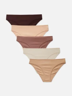 Pack de 5 braguitas mini de colores neutros