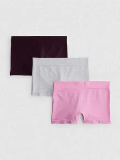 Pack de 3 braguitas tipo culotte sin costuras