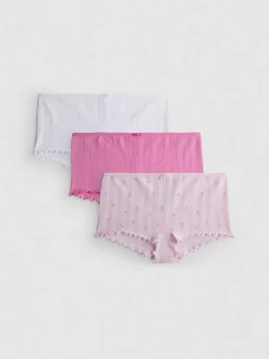 Pack de 3 braguitas tipo culotte sin costuras