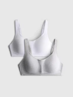 Pack de 2 bralettes de algodón «Love to Lounge»