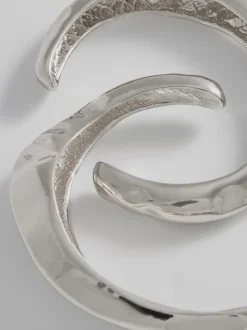 Pack de 2 brazaletes de metal martillado