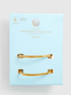 Pack de 2 brazaletes finos resistentes a la humedad