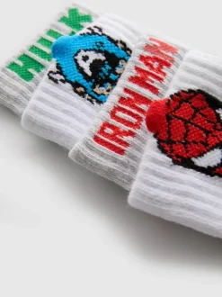 Pack de 4 calcetines con caña de 1/4 de Marvel