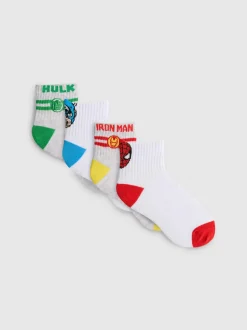 Pack de 4 calcetines con caña de 1/4 de Marvel