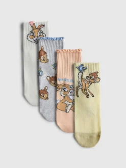 Pack de 4 calcetines de 1/4 de Bambi, Disney