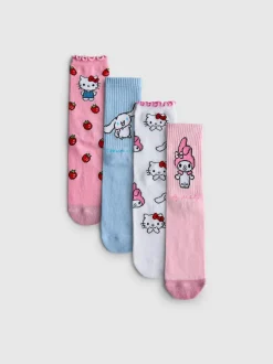 Pack de 4 calcetines de Hello Kitty y sus amigos