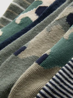 Pack de 7 calcetines deportivos de camuflaje