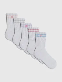 Pack de 5 calcetines deportivos brillantes