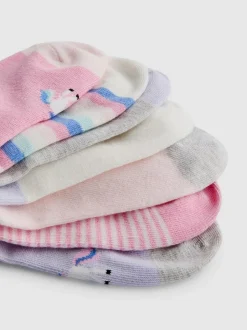 Pack de 7 calcetines deportivos con unicornios
