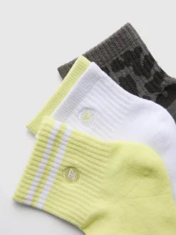 Pack de 3 calcetines deportivos con caña de 1/4