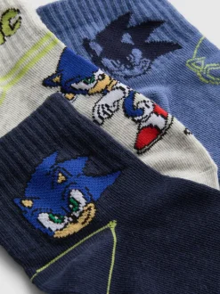 Pack de 3 calcetines de Sonic, el erizo