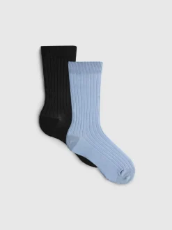 Pack de 2 calcetines en mezcla de seda de The Edit