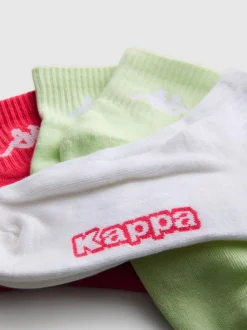 Pack de 3 calcetines tobilleros con algodón de Kappa