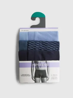 Pack de 3 calzoncillos bajos a la cadera
