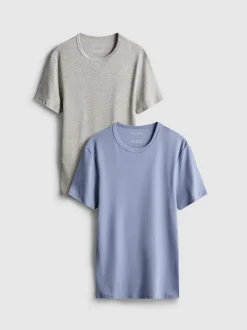 Pack de 2 camisetas acanaladas