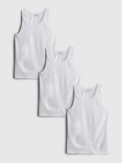 Pack de 3 camisetas sin mangas básicas