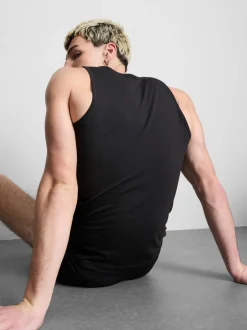 Pack de 2 camisetas sin mangas básicas
